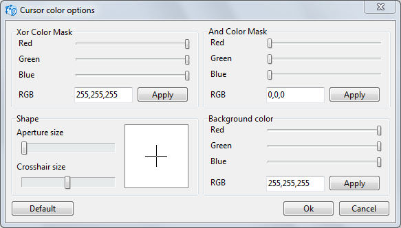 change cursor color javascript