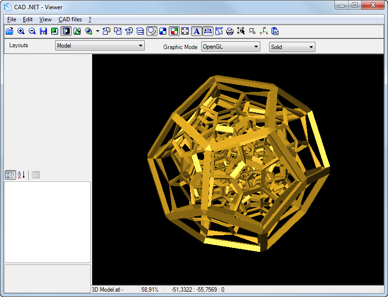 Viewing STL in CAD .NET