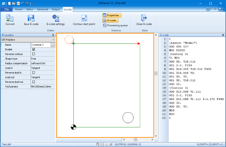 New interface of G-code generation